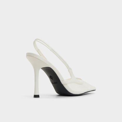 Evania White Women's Slingbacks - Slingback heel | Aldo New