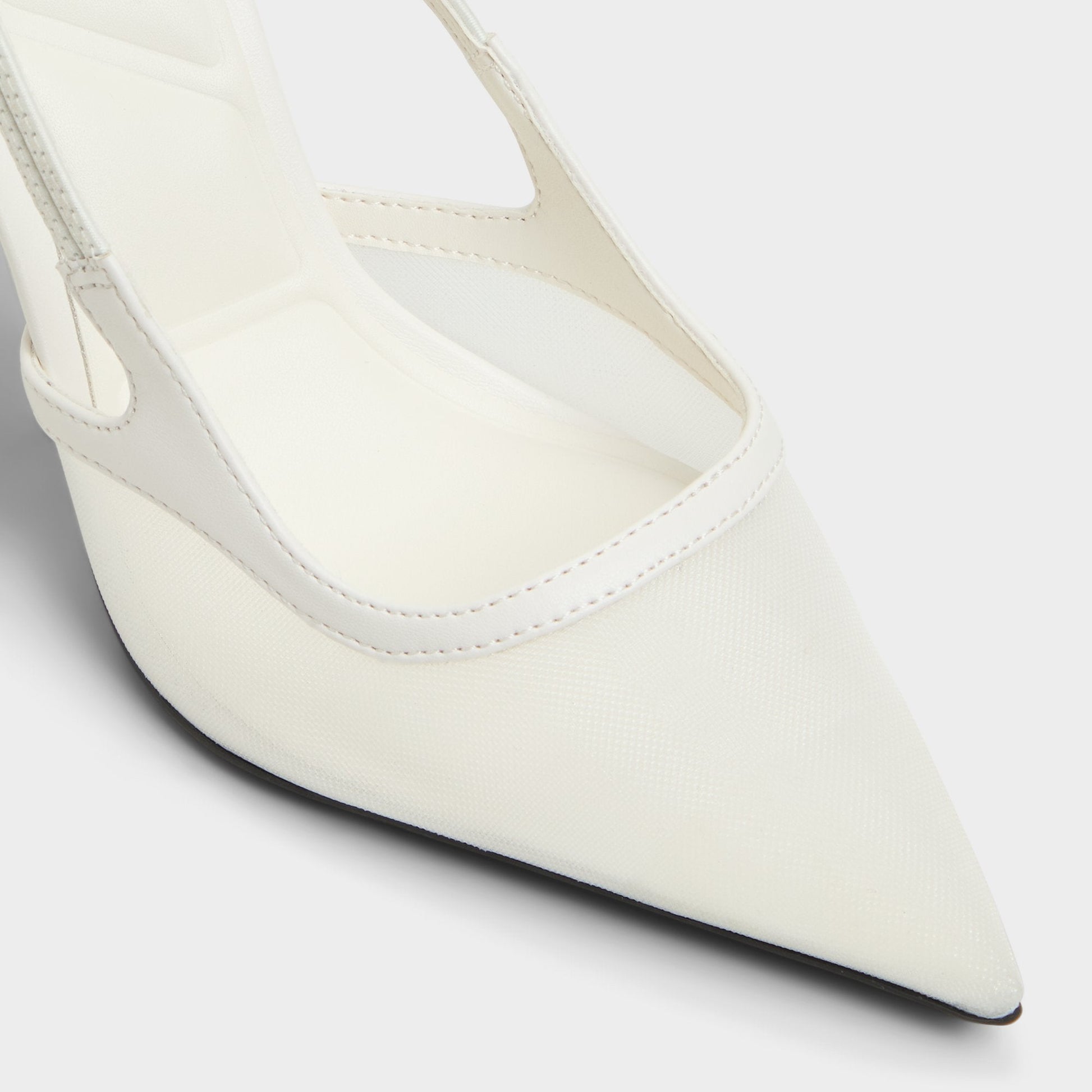 Evania White Women's Slingbacks - Slingback heel | Aldo New