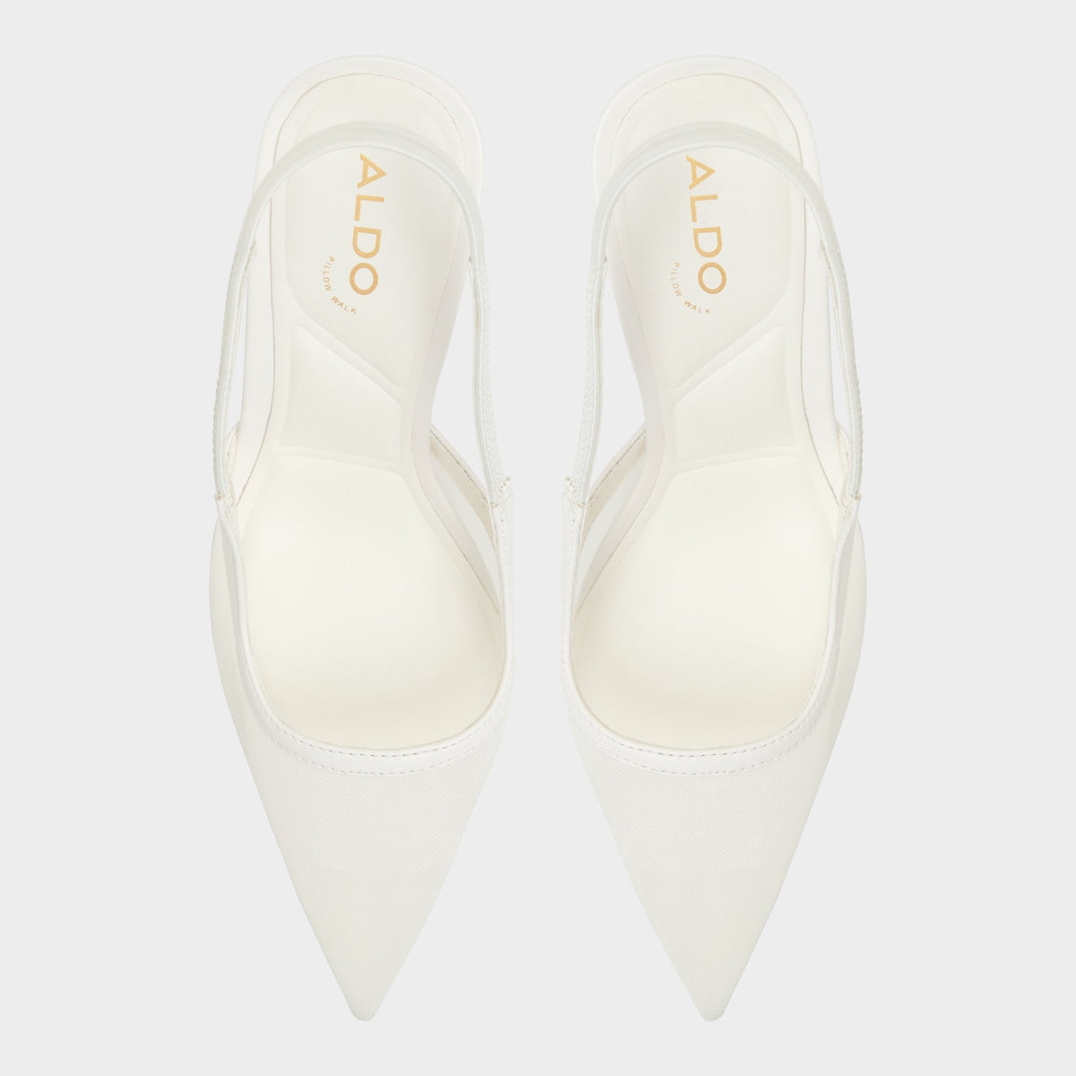 Evania White Women's Slingbacks - Slingback heel | Aldo New