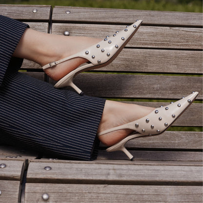Naiarah in Cream 14118390 - Slingback heel, Stiletto heel | Aldo Recommended