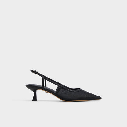 Maxina Black Women's Kitten heels - Slingback heel, Kitten heel | Aldo Classic