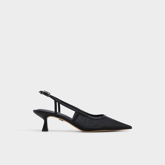 Maxina Black Women's Kitten heels - Slingback heel, Kitten heel | Aldo Classic