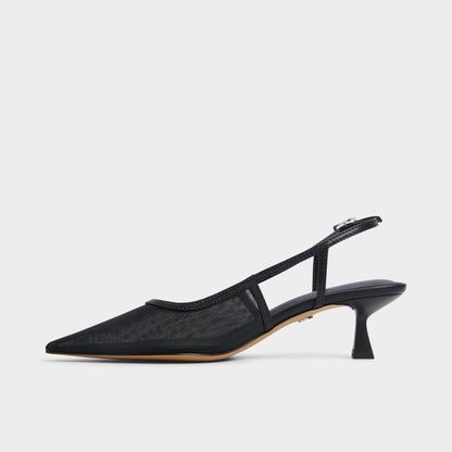 Maxina Black Women's Kitten heels - Slingback heel, Kitten heel | Aldo Classic
