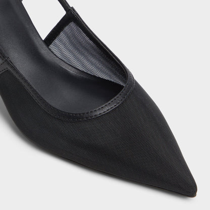 Maxina Black Women's Kitten heels - Slingback heel, Kitten heel | Aldo Classic