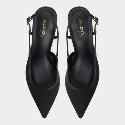 Maxina Black Women's Kitten heels - Slingback heel, Kitten heel | Aldo Classic