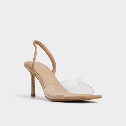 Andyana Beige Women's Strappy sandals - Slingback heeled sandal, Stiletto heel | Aldo Essential