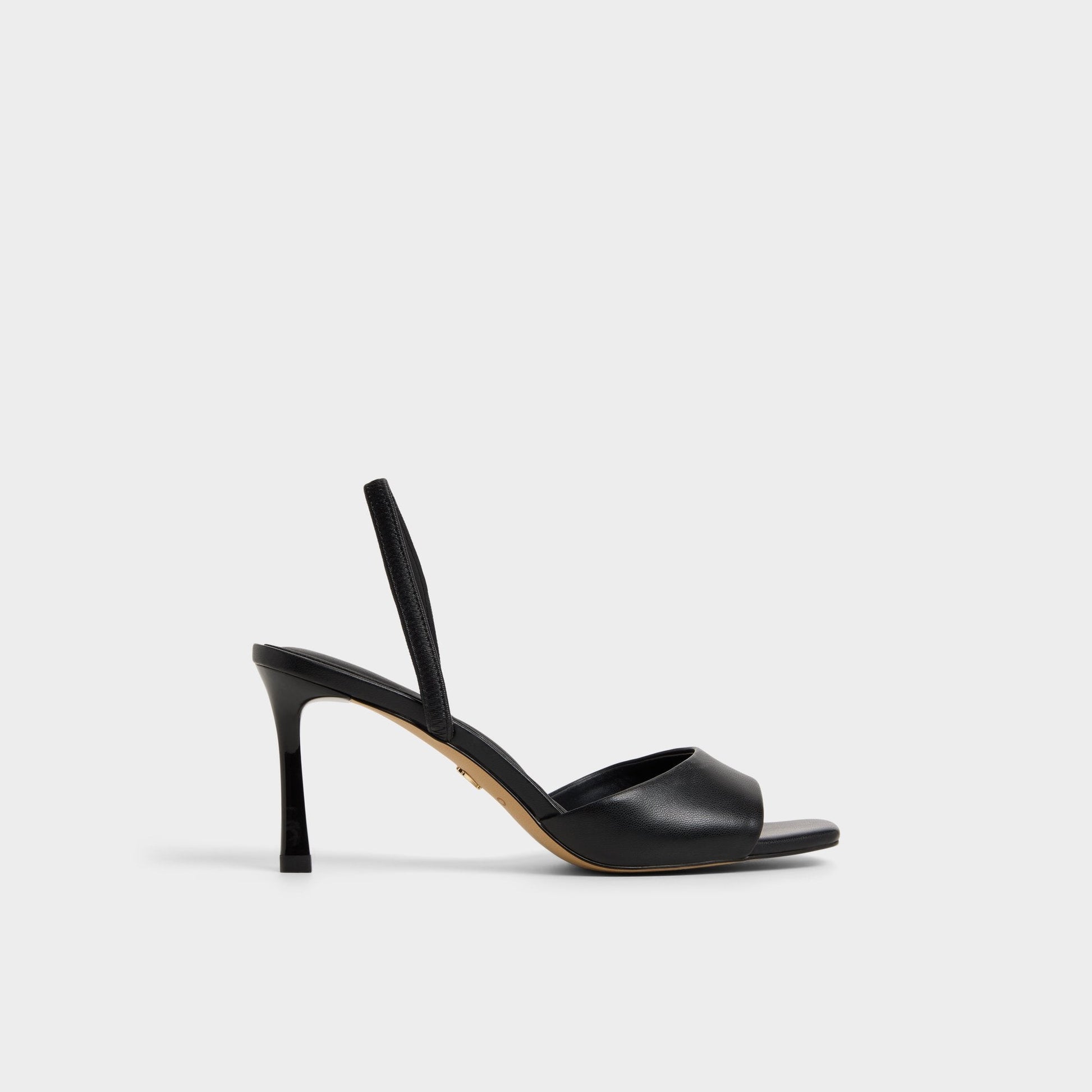 Andya Black Women's Strappy sandals - Slingback heeled sandal, Stiletto heel | Aldo Premium