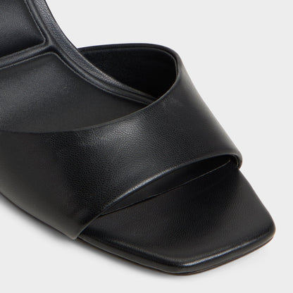 Andya Black Women's Strappy sandals - Slingback heeled sandal, Stiletto heel | Aldo Premium