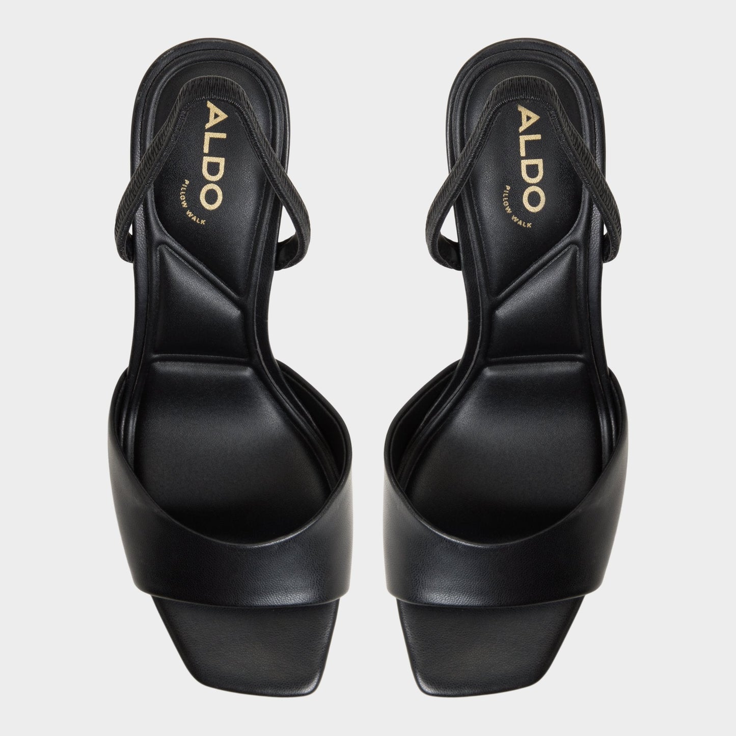 Andya Black Women's Strappy sandals - Slingback heeled sandal, Stiletto heel | Aldo Premium