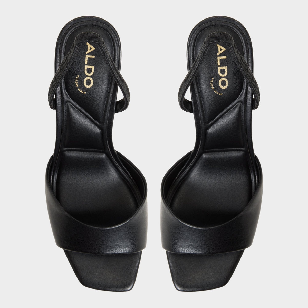 Andya Black Women's Strappy sandals - Slingback heeled sandal, Stiletto heel | Aldo Premium