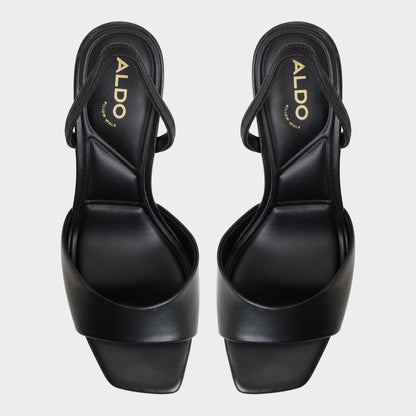 Andya Black Women's Strappy sandals - Slingback heeled sandal, Stiletto heel | Aldo Premium