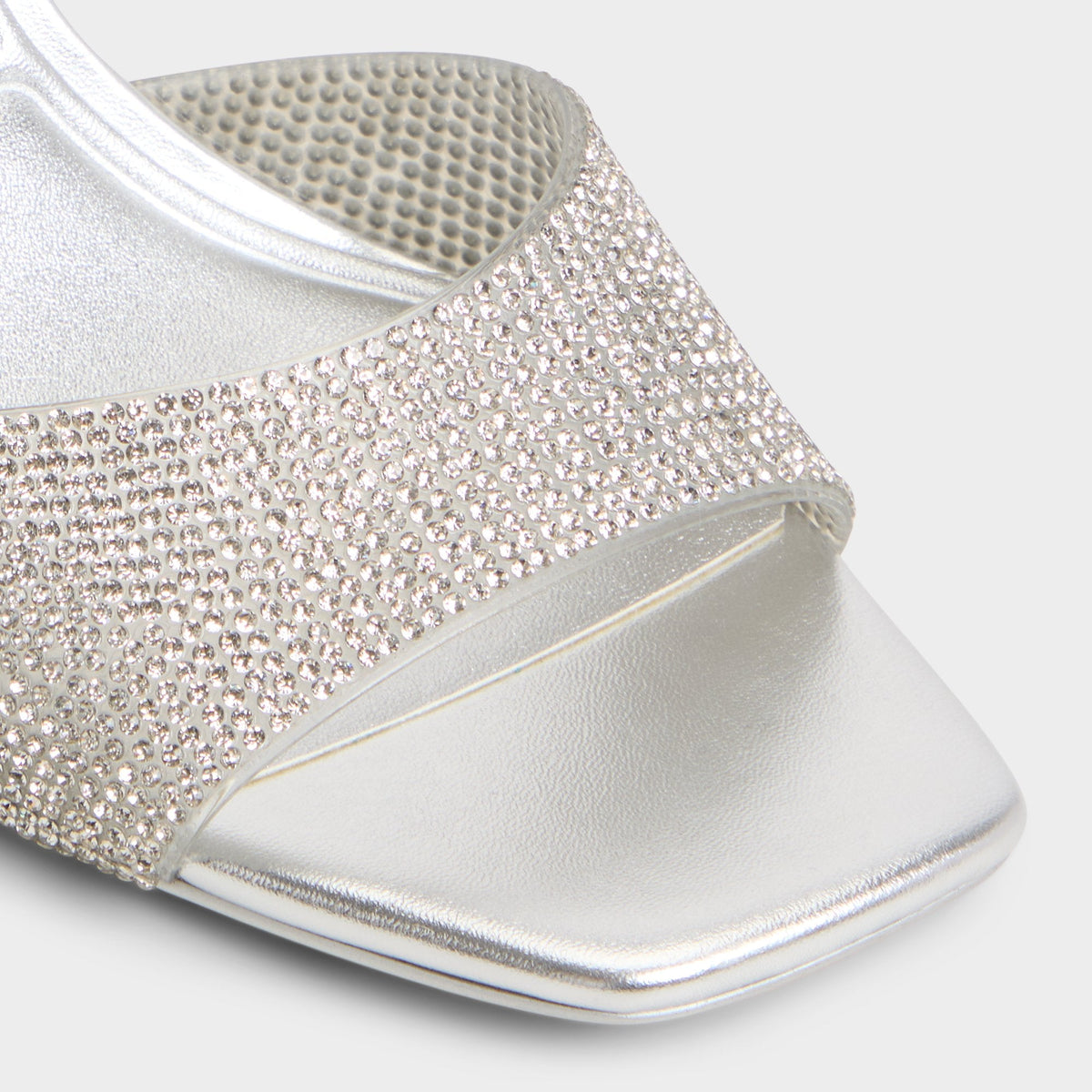 Andyana Silver Women's Strappy sandals - Slingback heeled sandal, Stiletto heel | Aldo New