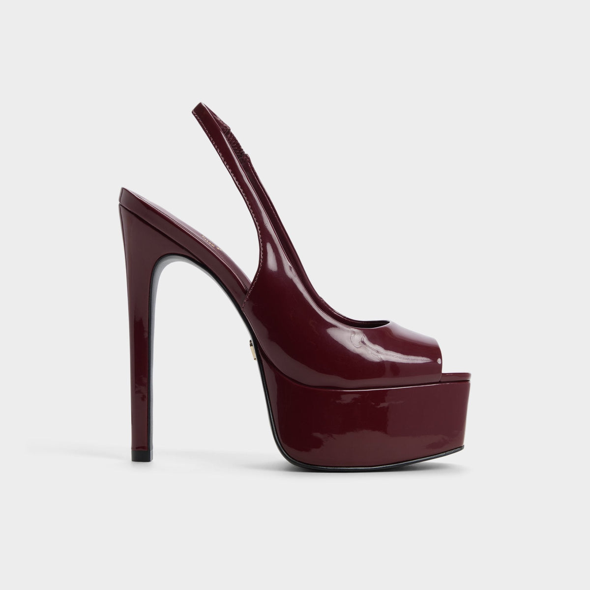 Thanlinie in Dark Red - Slingback heeled sandal, Platform | Aldo Featured