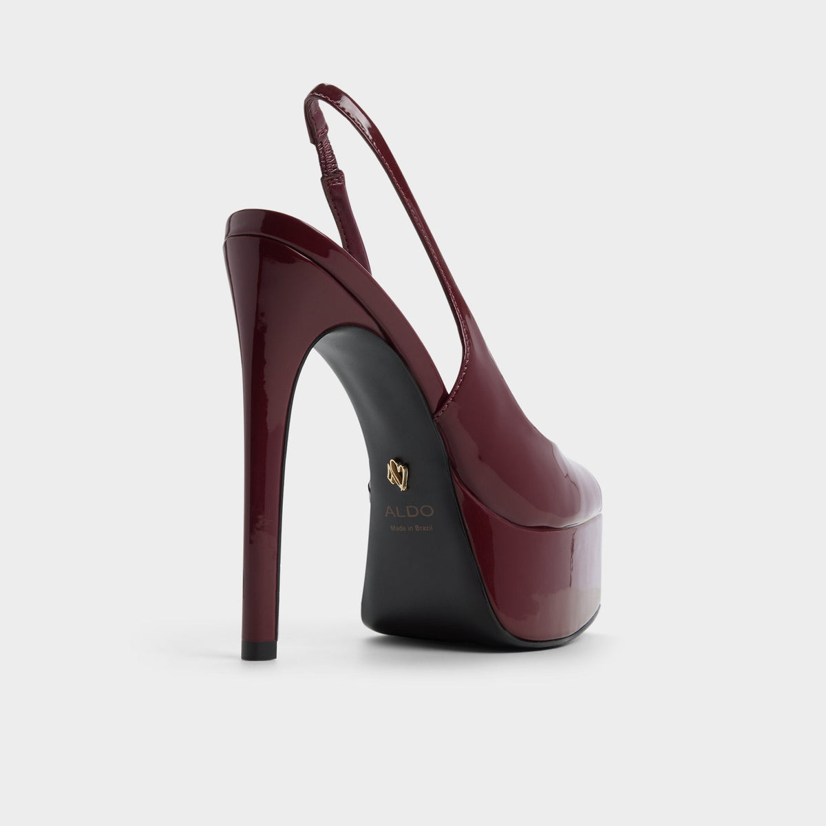 Thanlinie in Dark Red - Slingback heeled sandal, Platform | Aldo Featured
