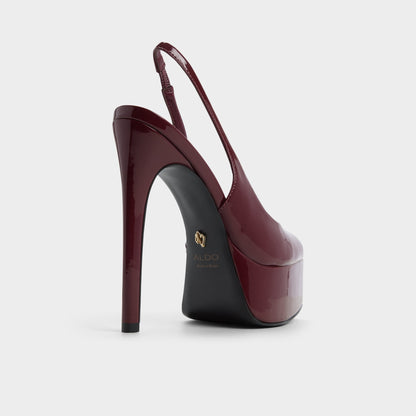 Thanlinie in Dark Red - Slingback heeled sandal, Platform | Aldo Featured