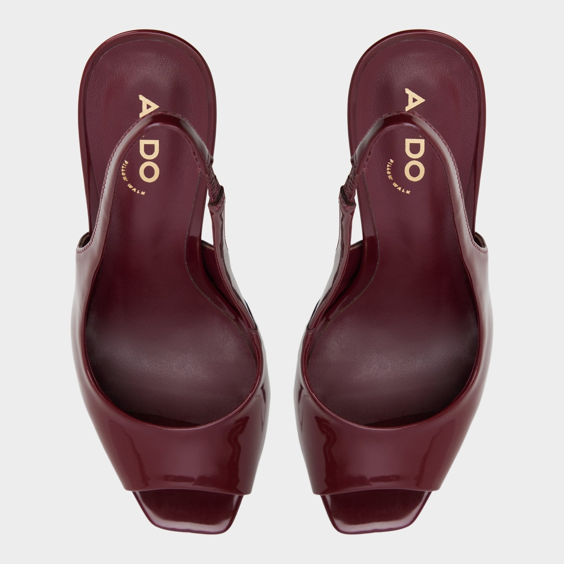 Thanlinie in Dark Red - Slingback heeled sandal, Platform | Aldo Featured