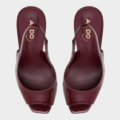 Thanlinie in Dark Red - Slingback heeled sandal, Platform | Aldo Featured
