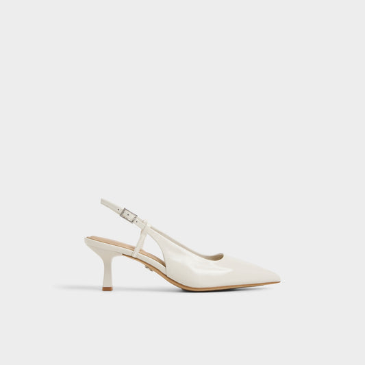 Adan in White Bone - Slingback heel, Kitten heel | Aldo Trending