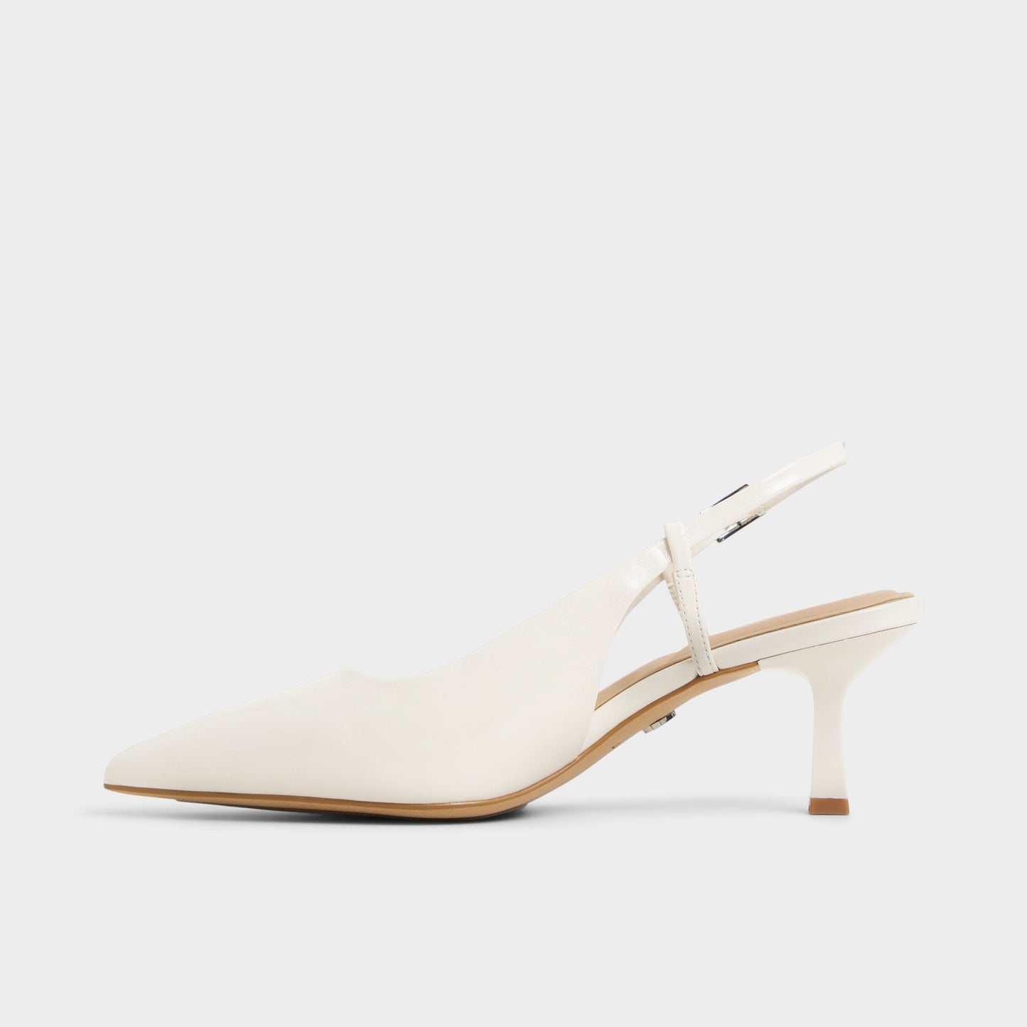 Adan in White Bone - Slingback heel, Kitten heel | Aldo Trending