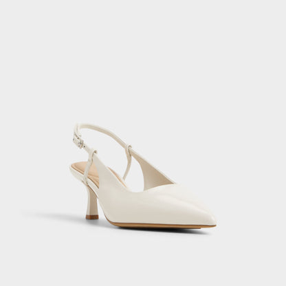 Adan in White Bone - Slingback heel, Kitten heel | Aldo Trending