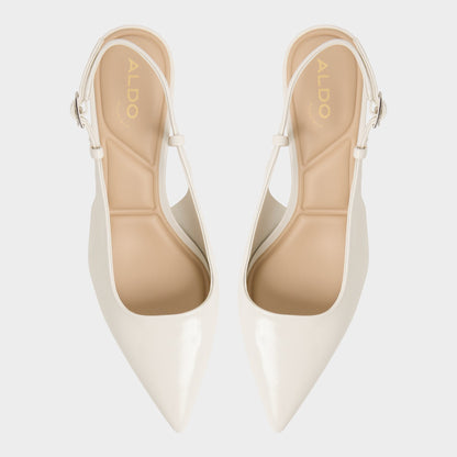 Adan in White Bone - Slingback heel, Kitten heel | Aldo Trending