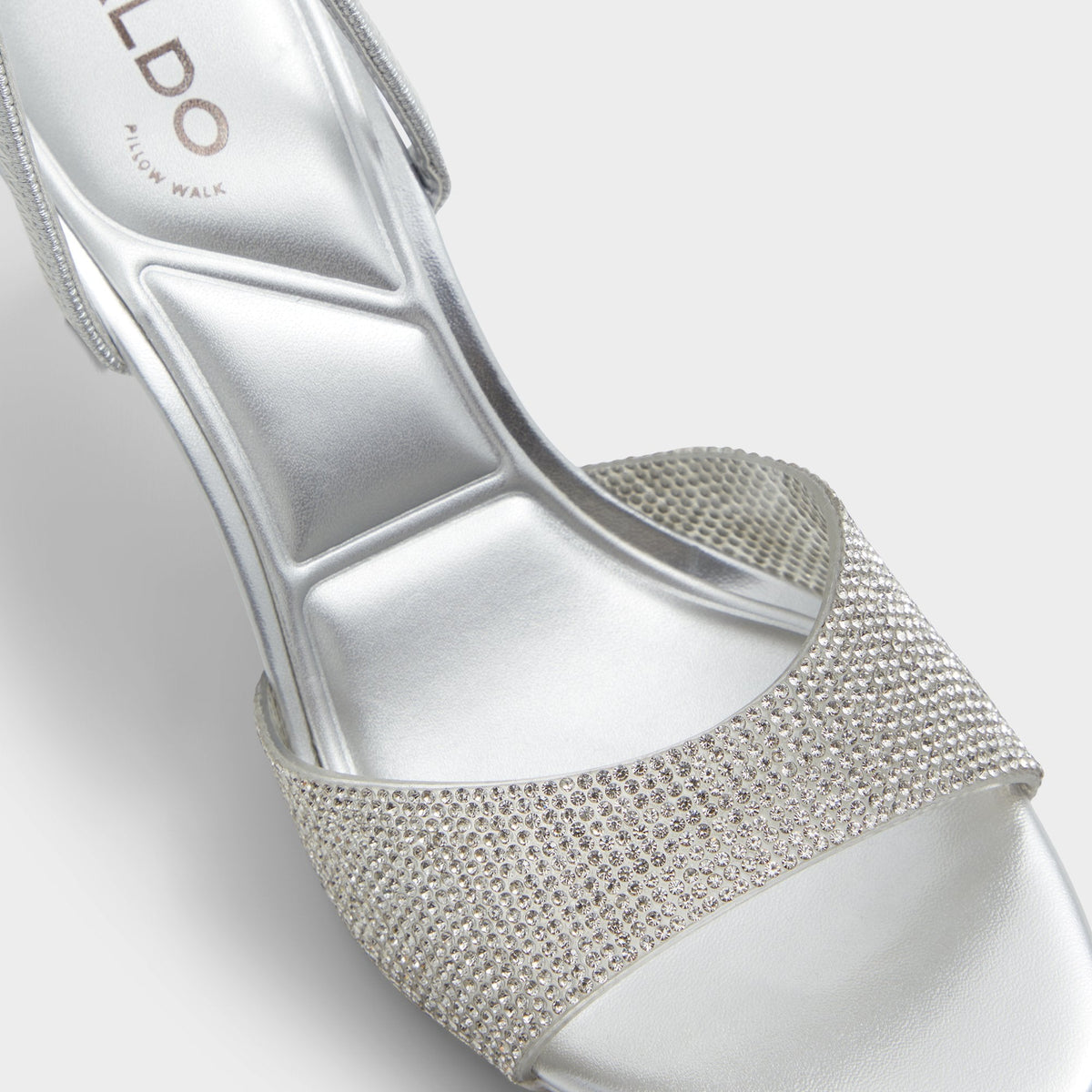 Aitana Silver Women's Heeled sandals - Slingback heeled sandal, Stiletto heel | Aldo Best Seller