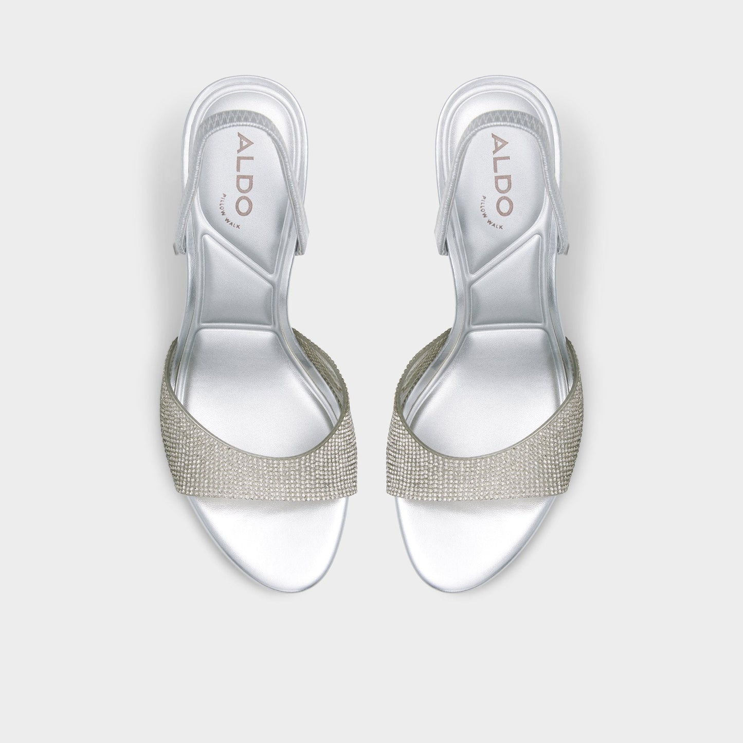 Aitana Silver Women's Heeled sandals - Slingback heeled sandal, Stiletto heel | Aldo Best Seller