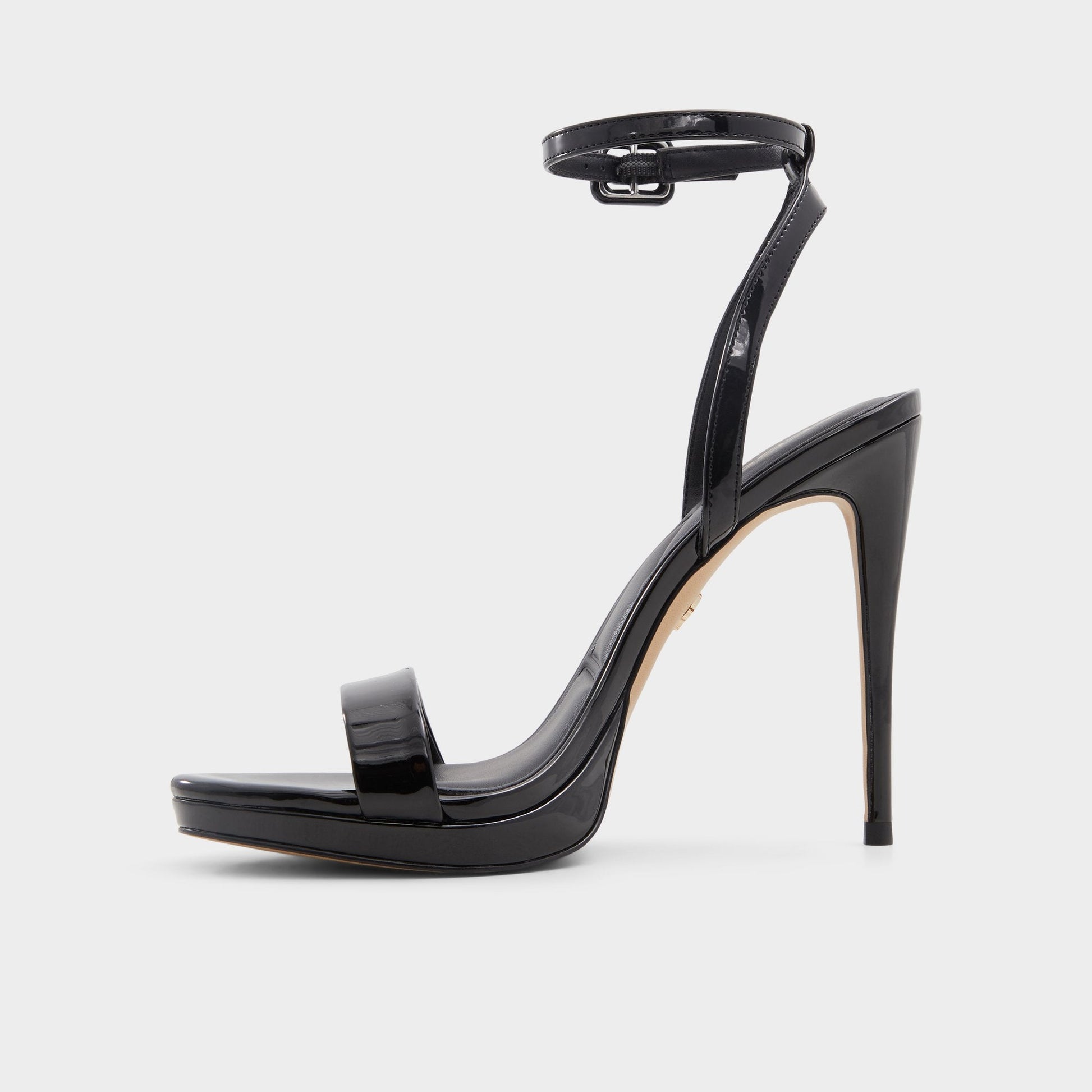 Katelina Black Women's Heeled sandals - Strappy heeled sandal, Stiletto platform | Aldo Exclusive