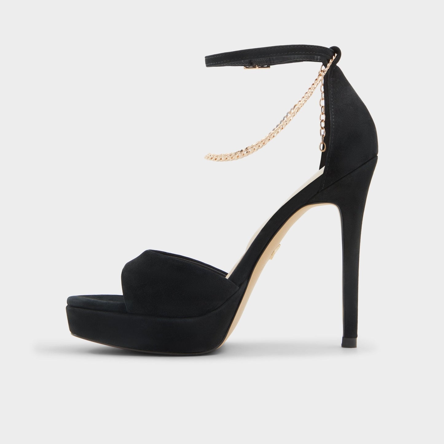Afumeth Black Overflow Women's Platform sandals - Strappy heeled sandal, Stiletto platform | Aldo Signature