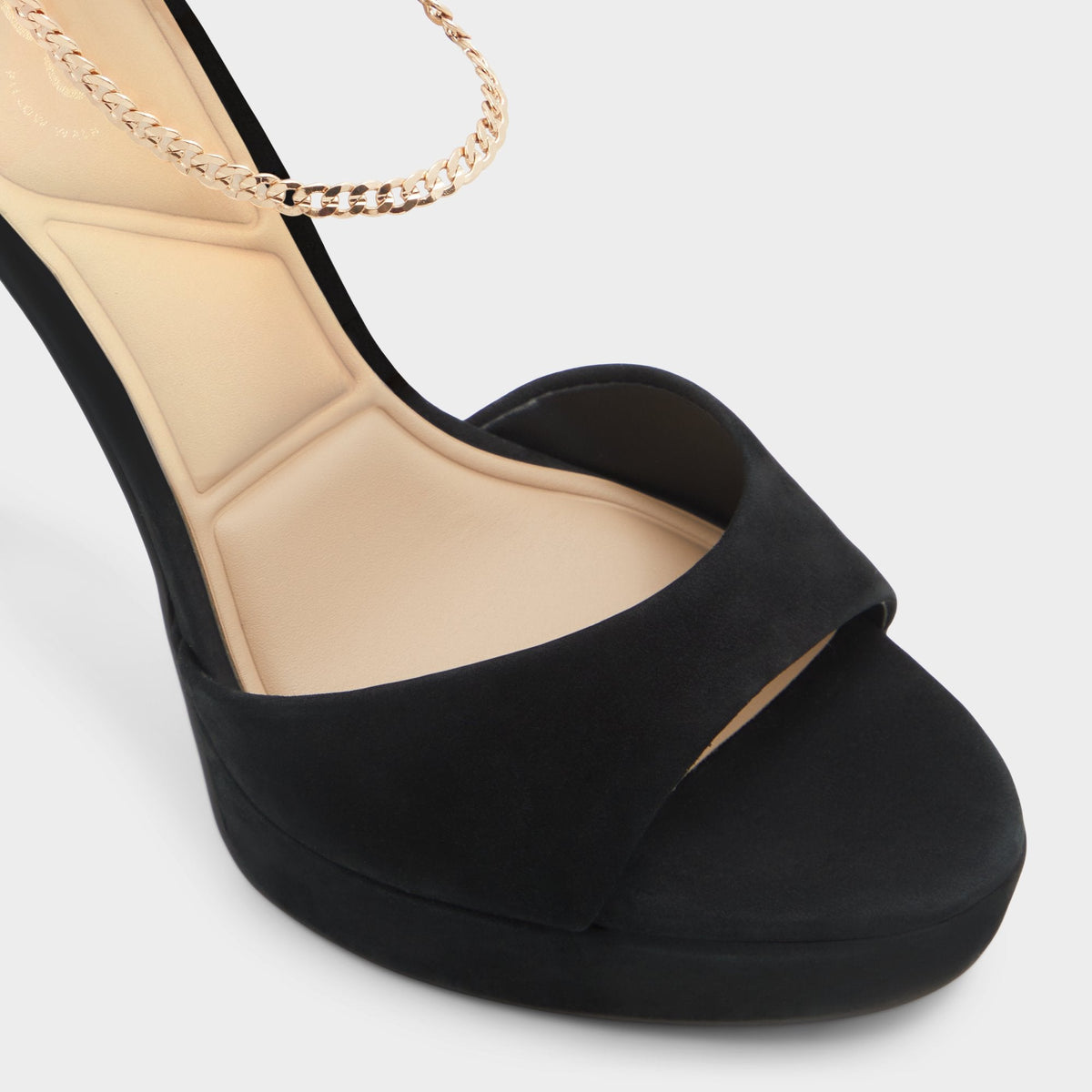 Afumeth Black Overflow Women's Platform sandals - Strappy heeled sandal, Stiletto platform | Aldo Signature
