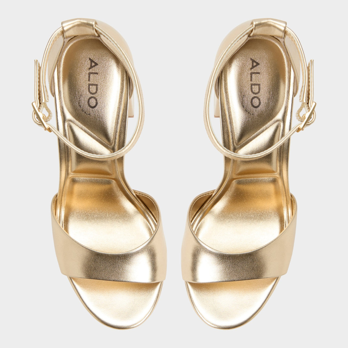 Enaegyn 2.0 in Gold - Strappy heeled sandal, Platform | Aldo New