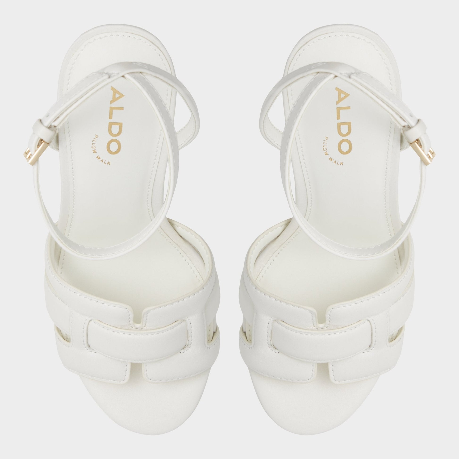 Valaberel Open White Women's Platform sandals - Strappy heeled sandal, Platform | Aldo Featured