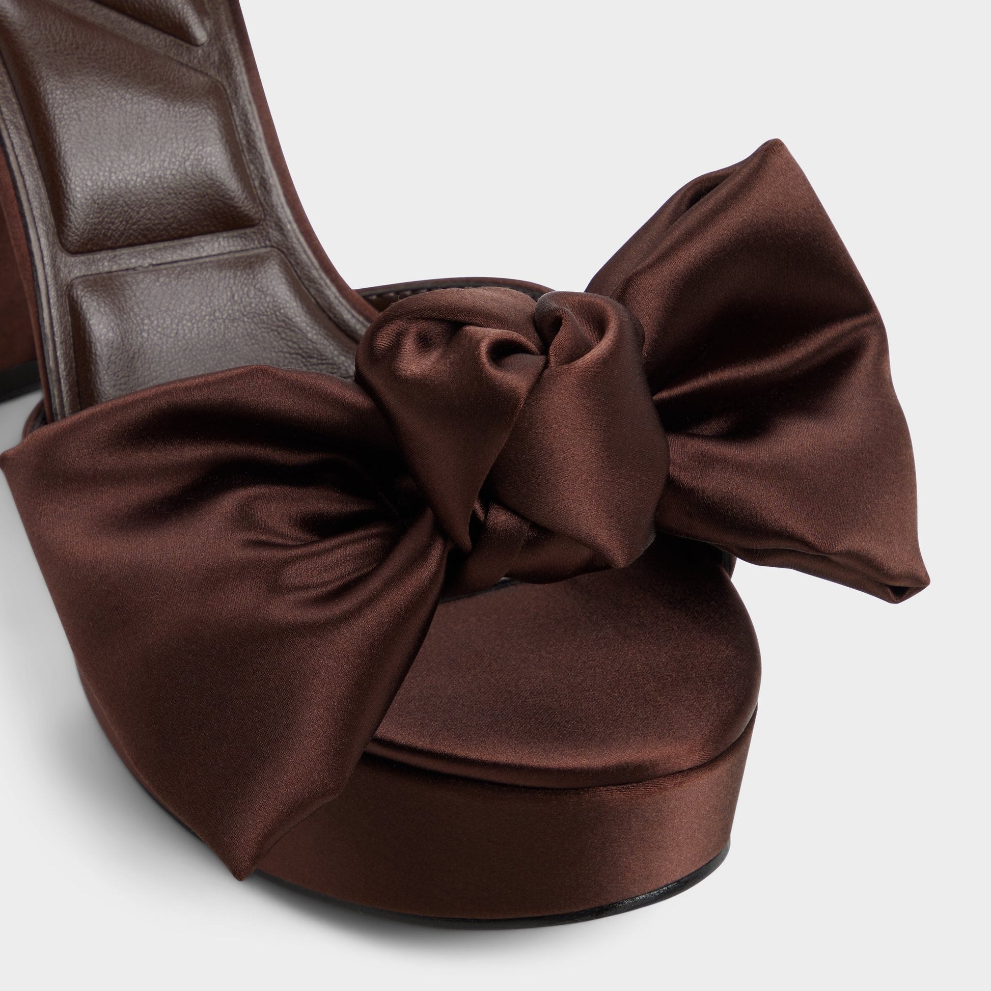 Luscious in Dark Brown - Strappy heeled sandal, Platform | Aldo Trending