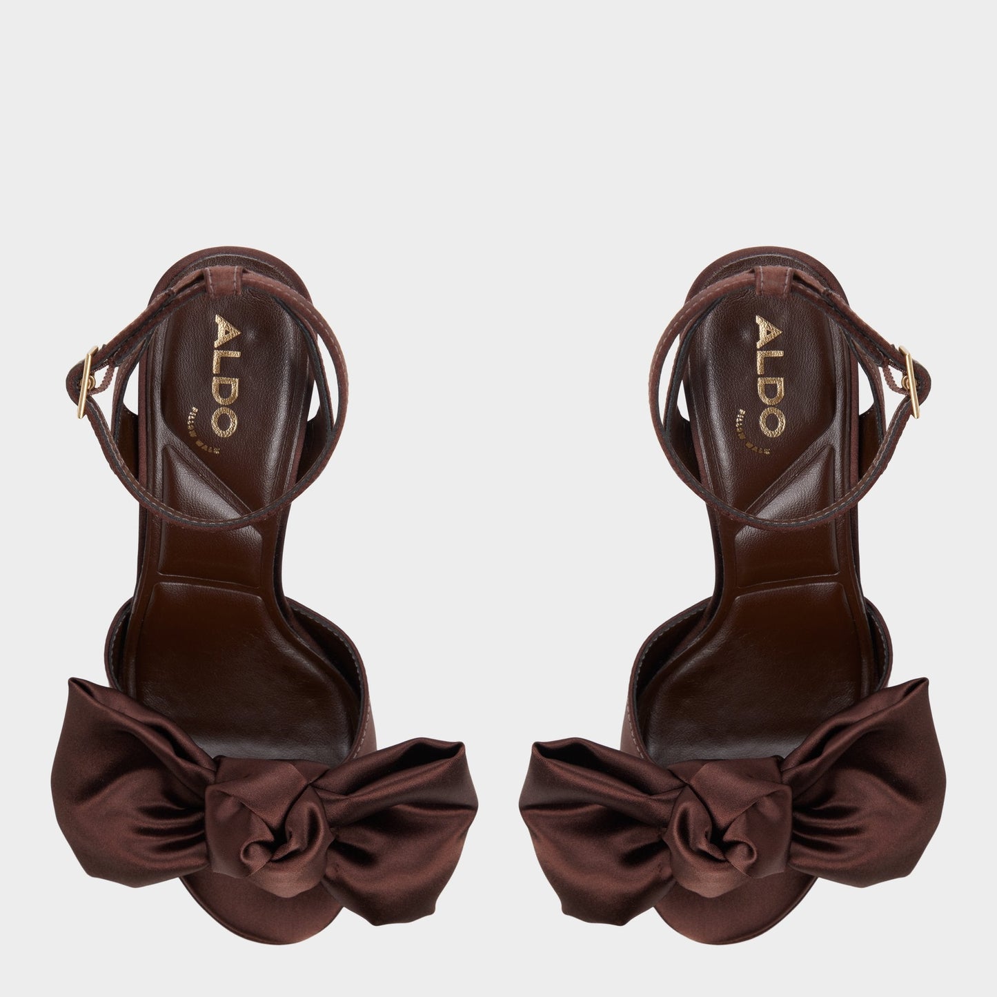 Luscious in Dark Brown - Strappy heeled sandal, Platform | Aldo Trending