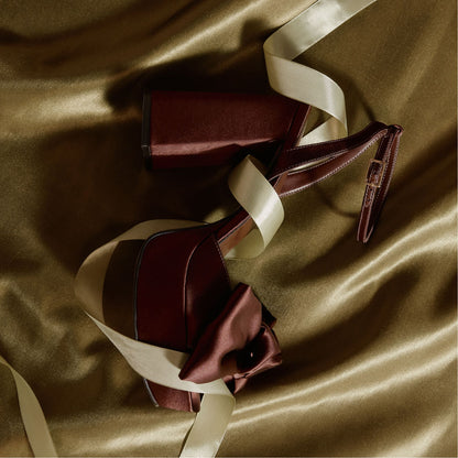 Luscious in Dark Brown - Strappy heeled sandal, Platform | Aldo Trending