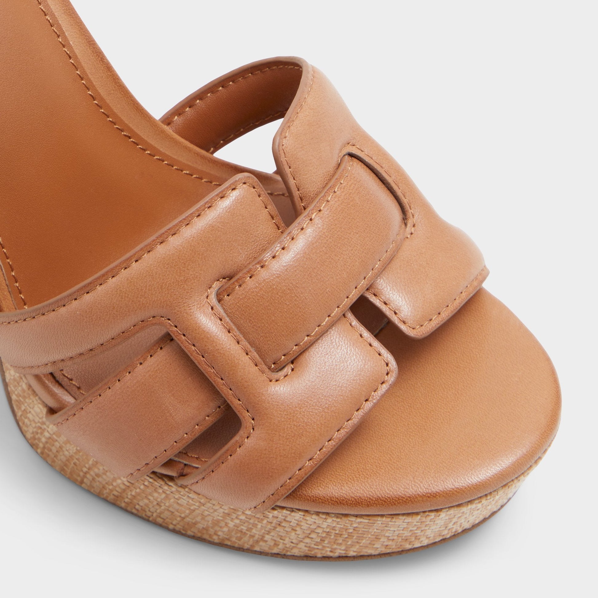Valaberel Medium Brown Women's Platform sandals - Strappy heeled sandal, Platform | Aldo Recommended