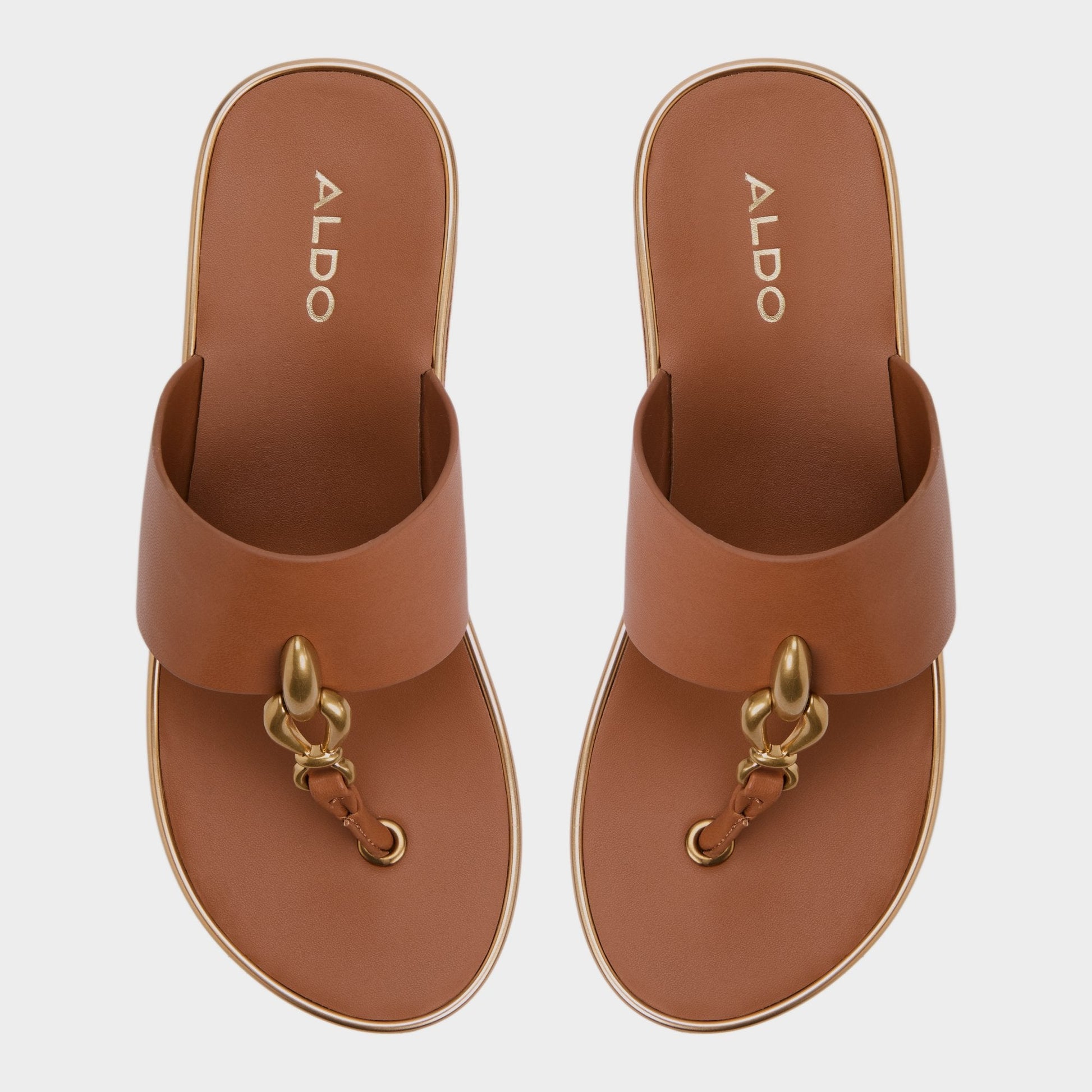 Penelopy Medium Brown Women's Platform sandals - Wedge sandal, Wedge heel | Aldo Signature