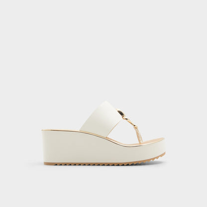 Penelopy White Women's Wedges - Wedge sandal, Wedge heel | Aldo Classic