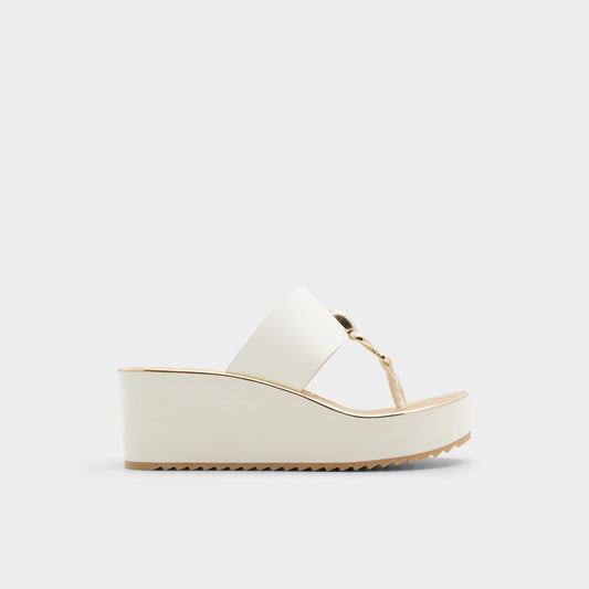 Penelopy White Women's Wedges - Wedge sandal, Wedge heel | Aldo Classic