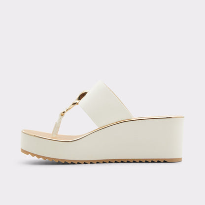 Penelopy White Women's Wedges - Wedge sandal, Wedge heel | Aldo Classic