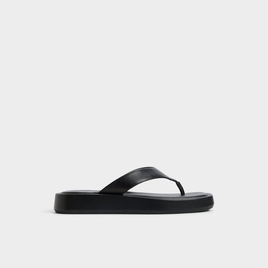 Grettle Black Women's Flats - Flip flop, Flatform | Aldo Premium
