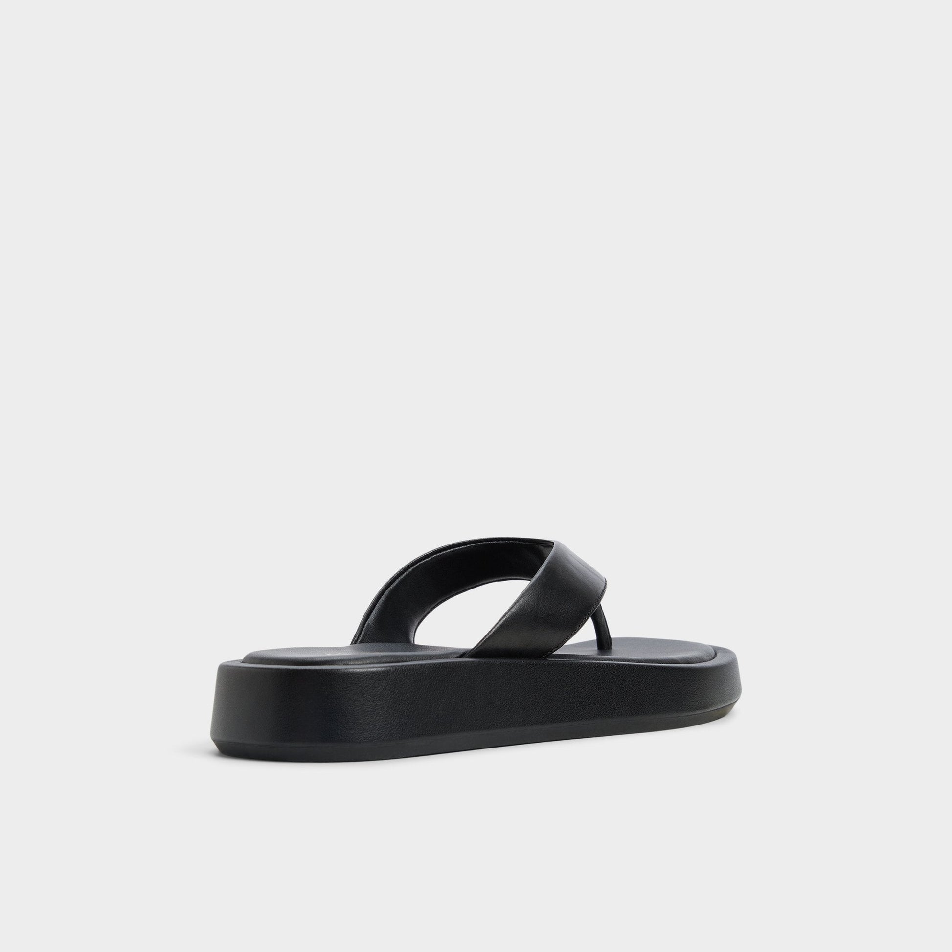 Grettle Black Women's Flats - Flip flop, Flatform | Aldo Premium