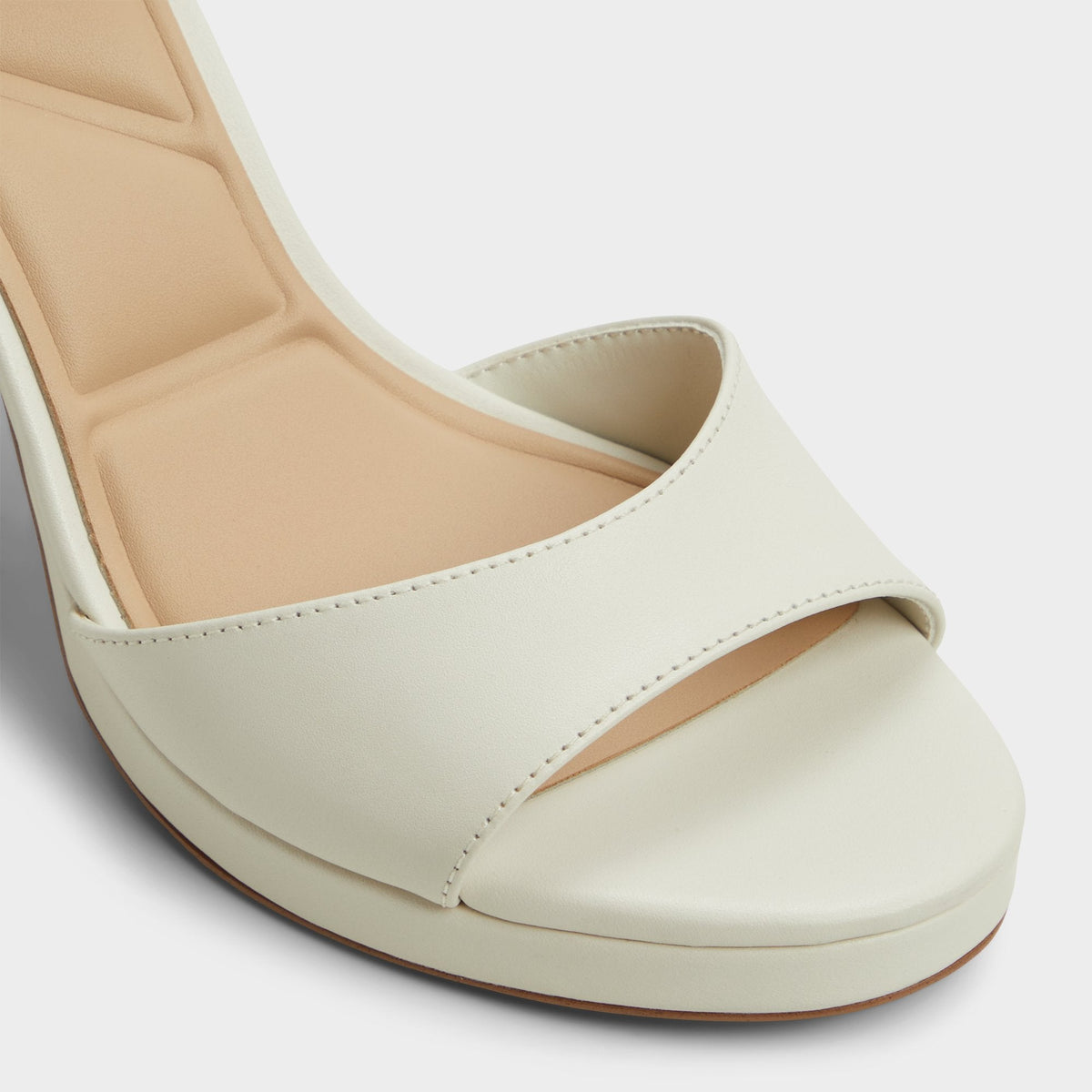 Gracious White/Bone Women's Block heels - Strappy heeled sandal, Block heel | Aldo New