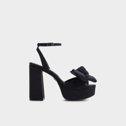 Luscious in Black 14154112 - Strappy heeled sandal, Platform | Aldo Best Seller