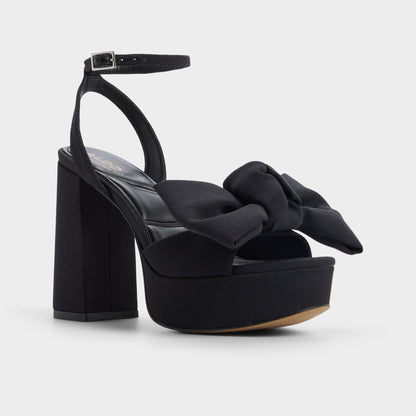 Luscious in Black 14154112 - Strappy heeled sandal, Platform | Aldo Best Seller