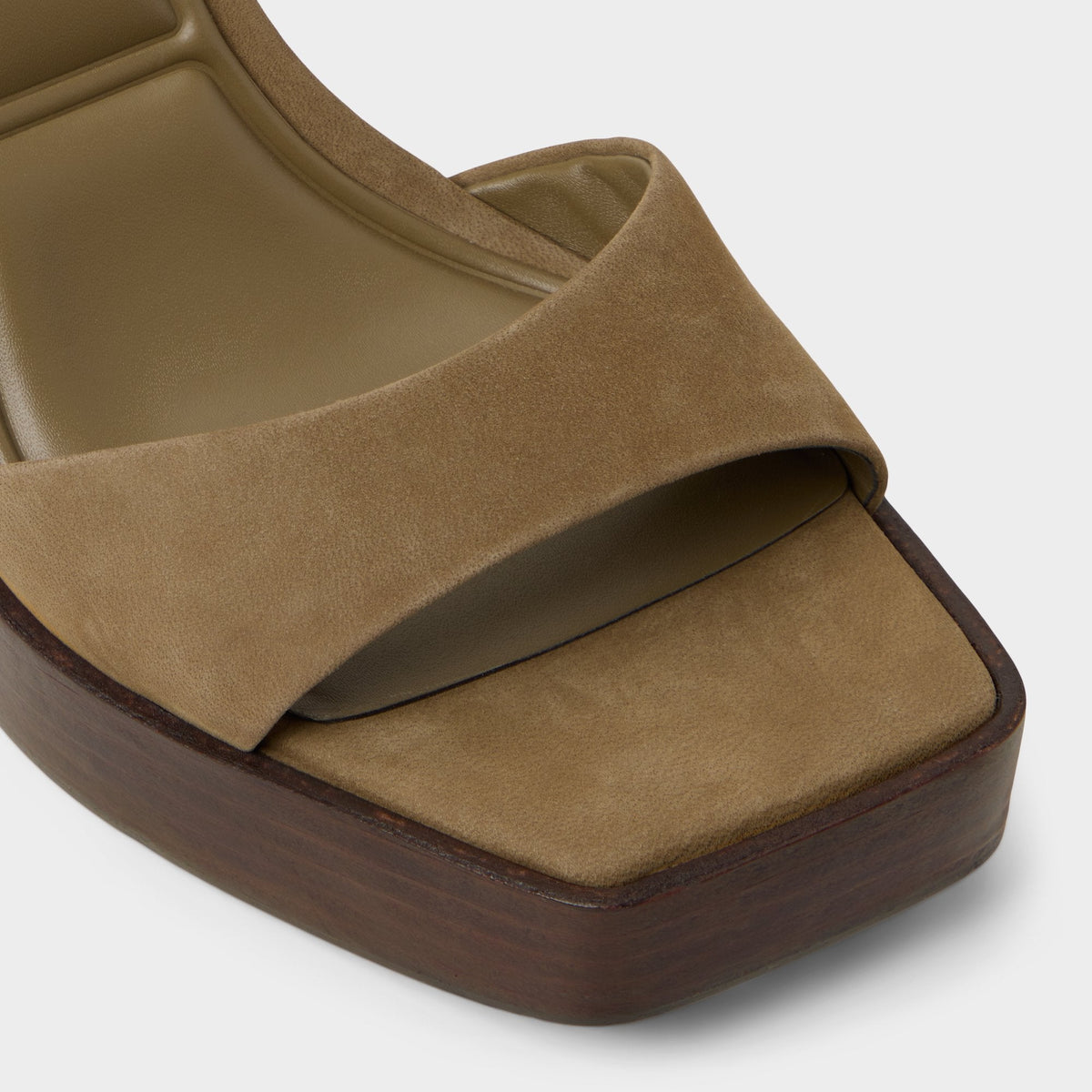 Lothon in Other Green - Strappy heeled sandal, Platform | Aldo Recommended