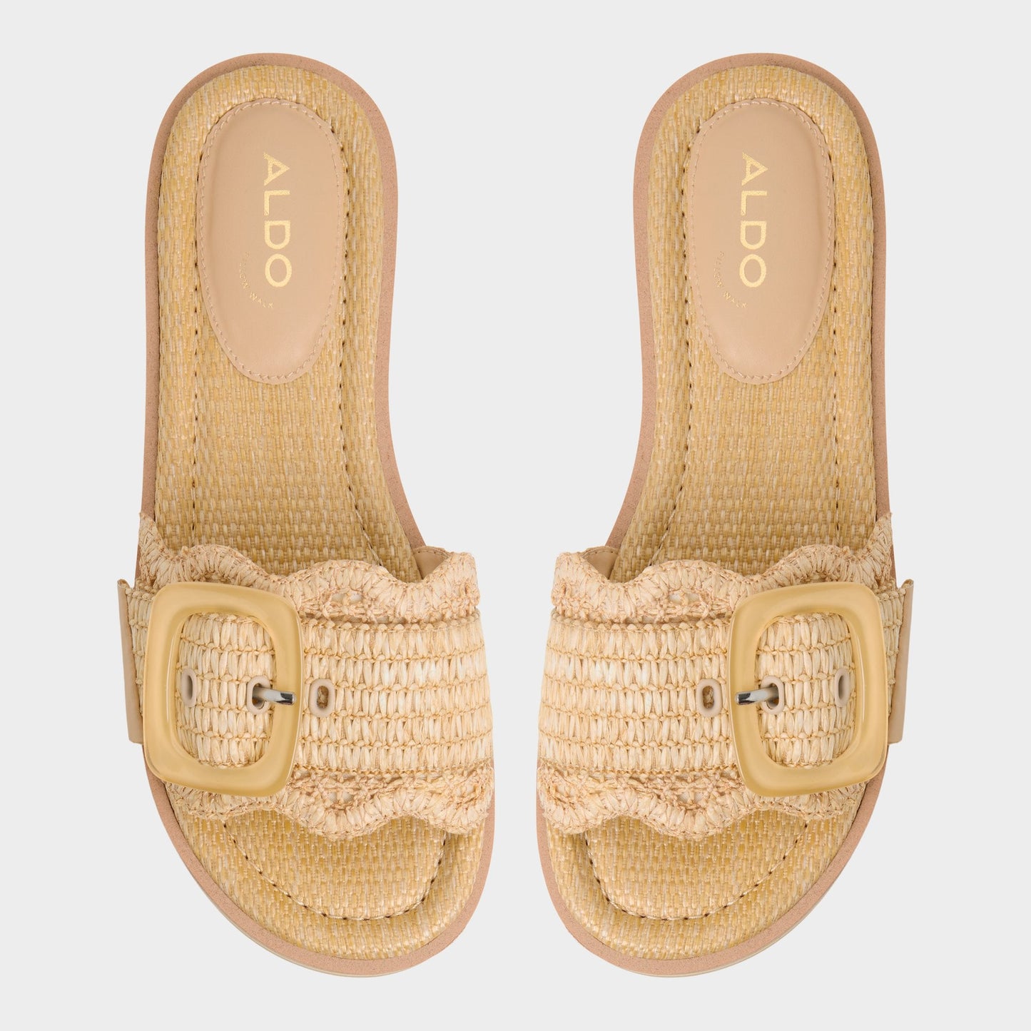 Wavynelly Light Beige Women's Flats - Slide sandal, Platform | Aldo Exclusive