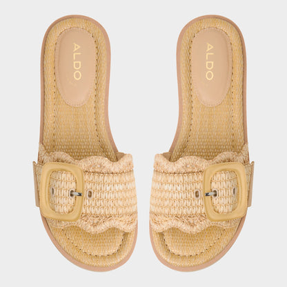 Wavynelly Light Beige Women's Flats - Slide sandal, Platform | Aldo Exclusive