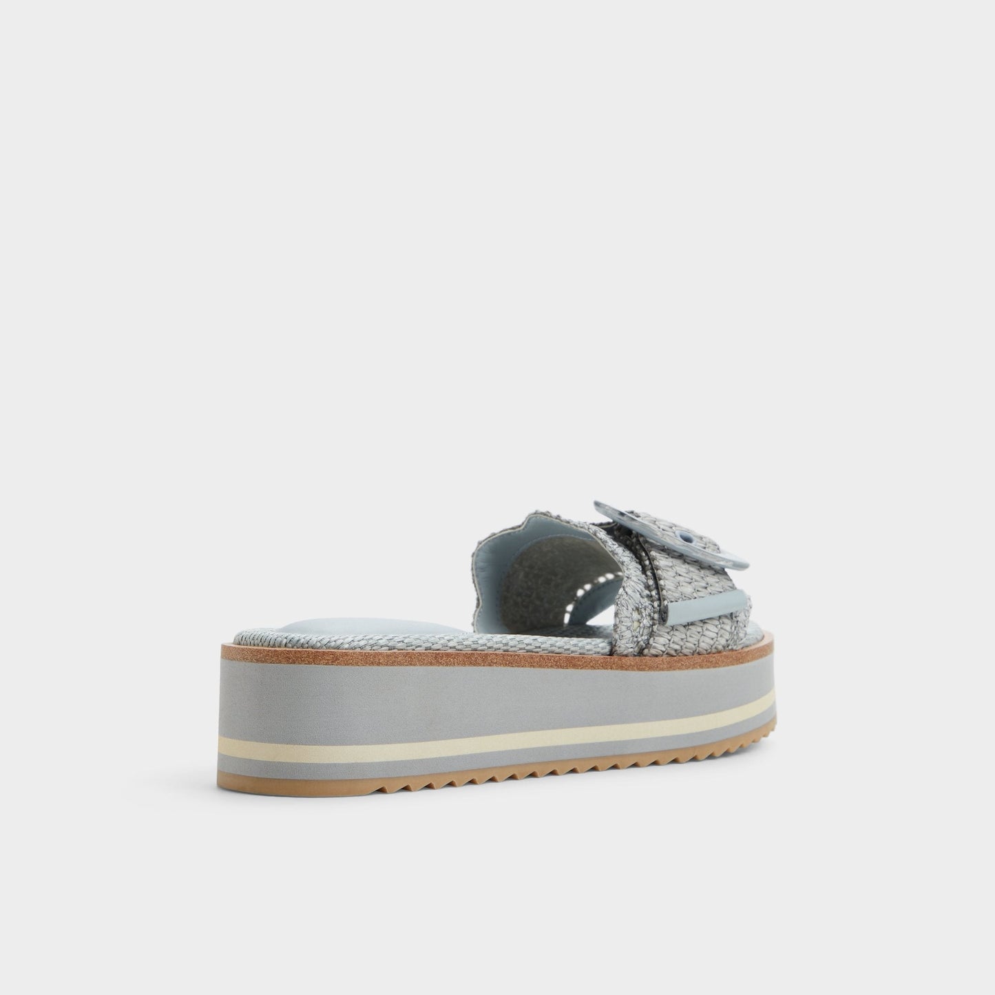 Wavynelly Other Blue Women's Flats - Slide sandal, Platform | Aldo Premium
