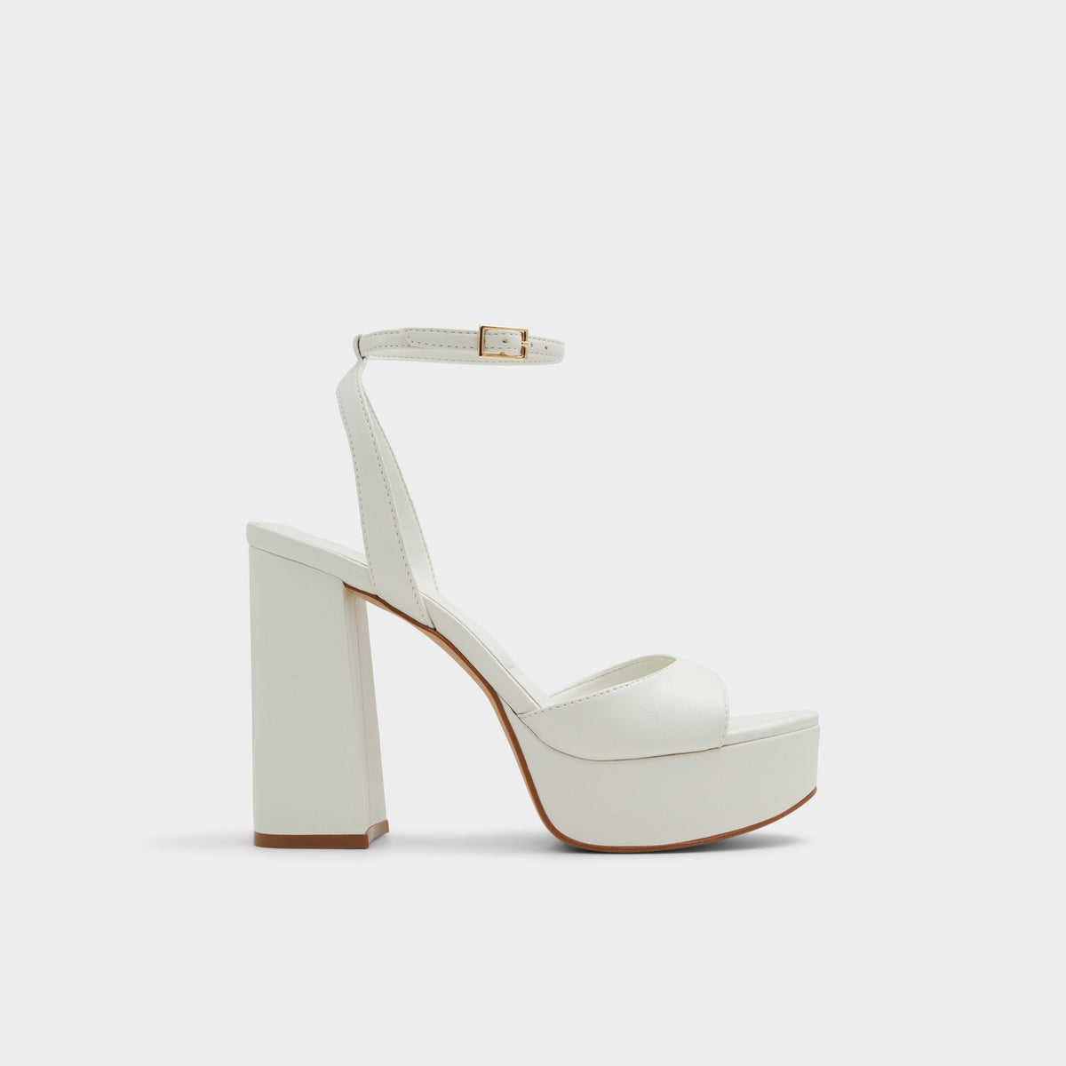 Valoria White Women's Platform sandals - Strappy heeled sandal | Aldo New